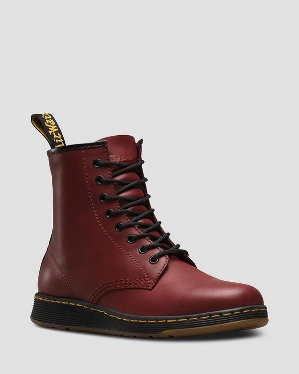 Dr Martens Dámské Kotníkové Boty Newton Červené, CZ-610937